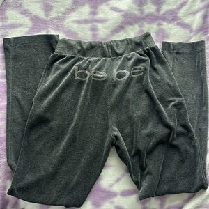 Gray Bebe XS Sweatpants
